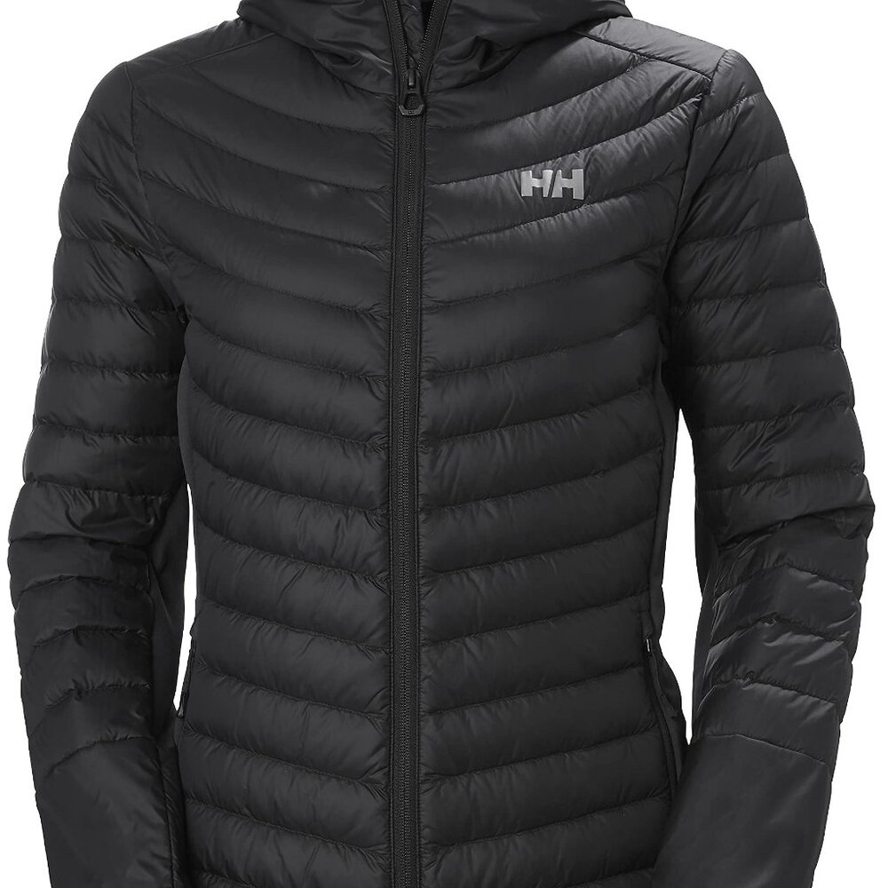 Helly-Hansen Women's Verglas Hooded Down Hybrid Insulator Jacket, Small - NEW!